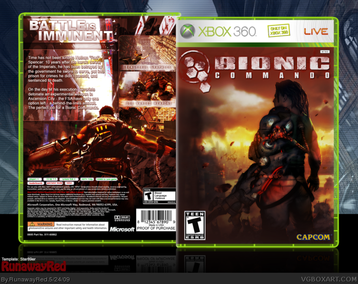 Bionic Commando box art cover