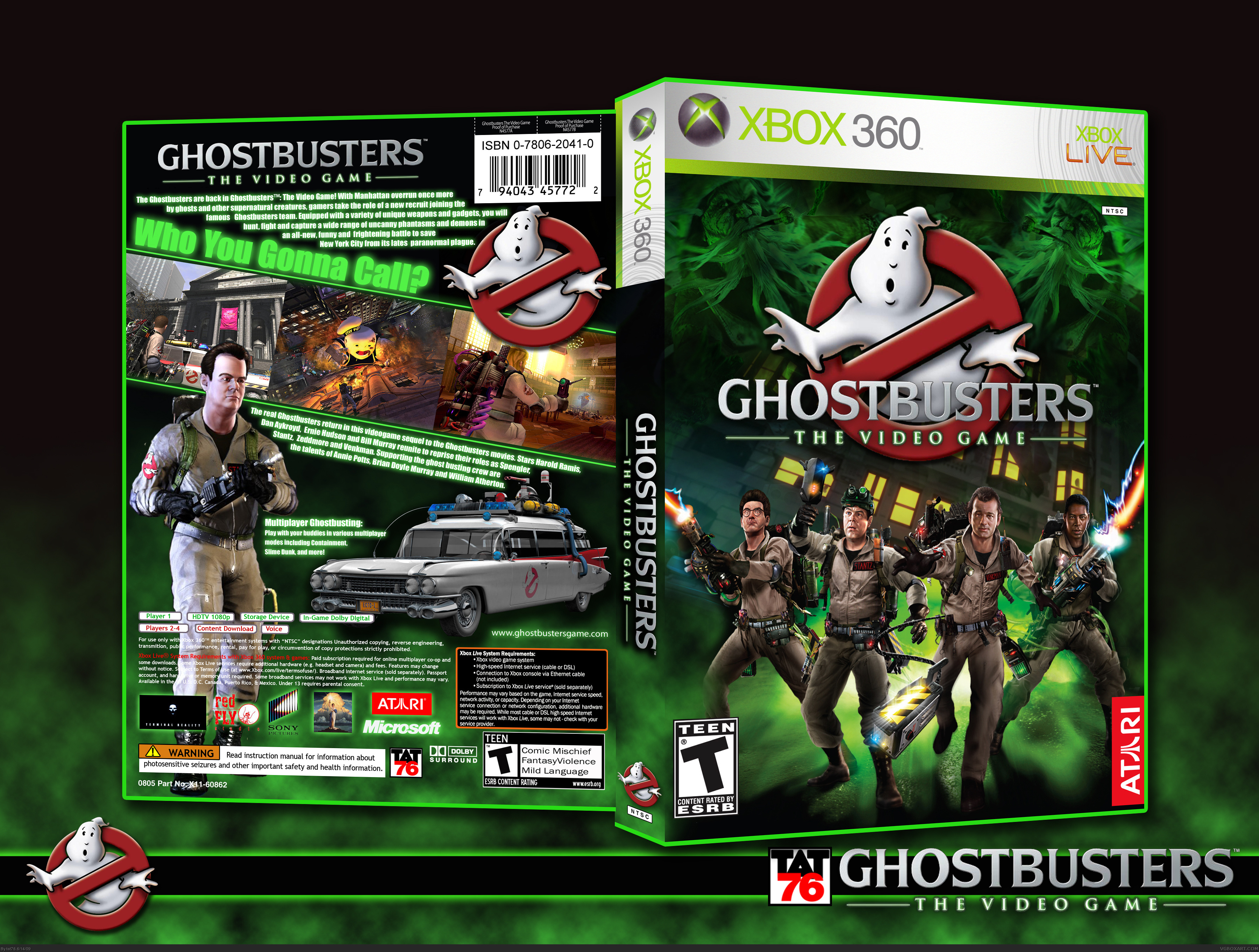Ghostbusters: The Video Game box cover