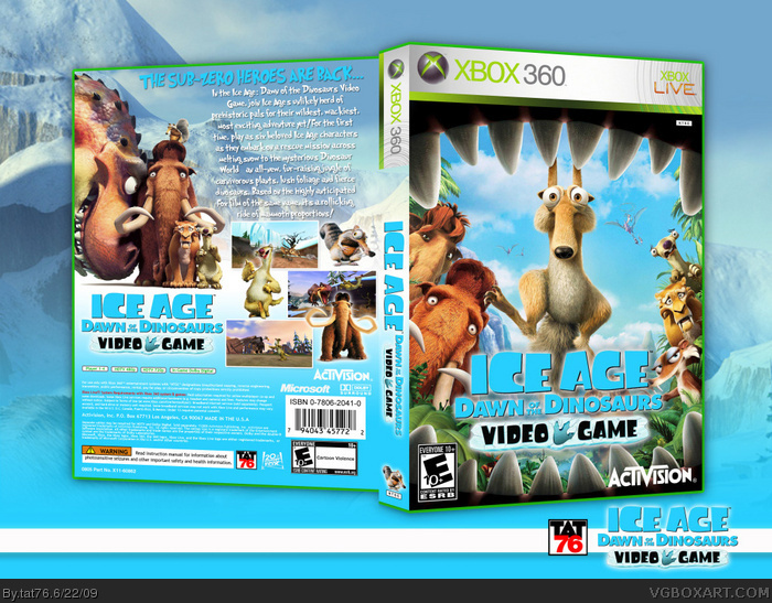Ice Age 3: Dawn of the Dinosaurs box art cover