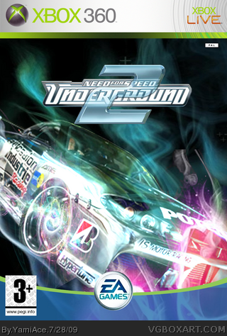 Need For Speed:Underground 2 box art cover