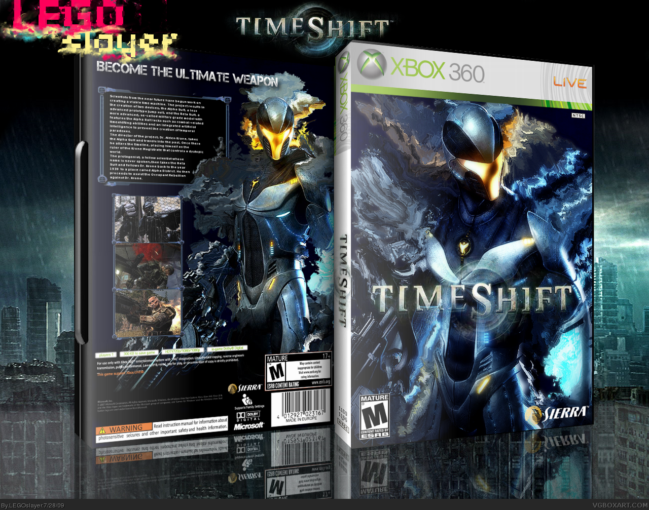 Timeshift box cover