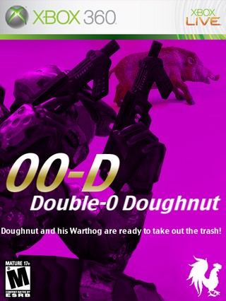 Double-0 Doughnut box cover