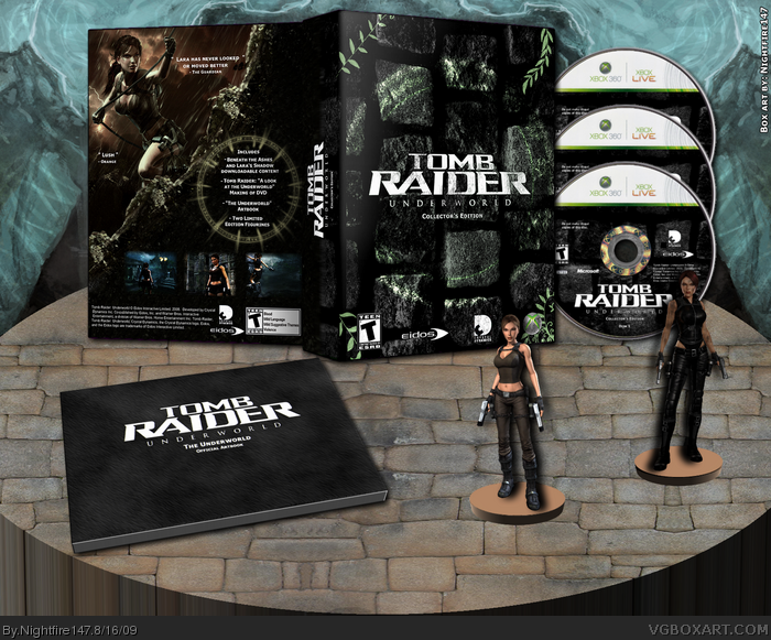 Tomb Raider: Underworld Collector's Edition box art cover