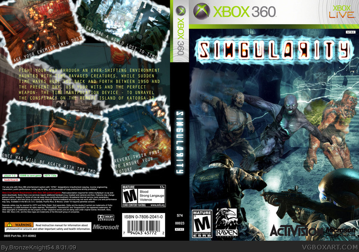 Singularity box art cover