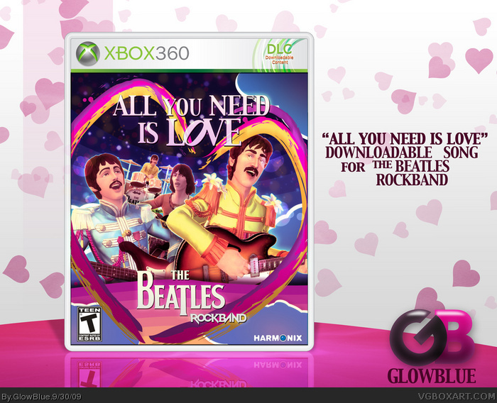 All You Need Is Love: The Beatles Rockband box art cover