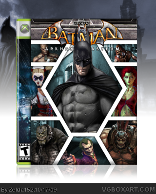 Batman: Arkham Asylum box art cover