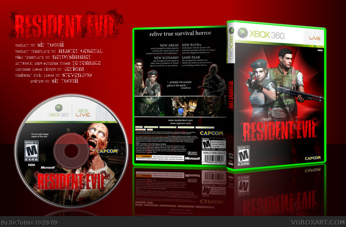 Resident Evil box art cover