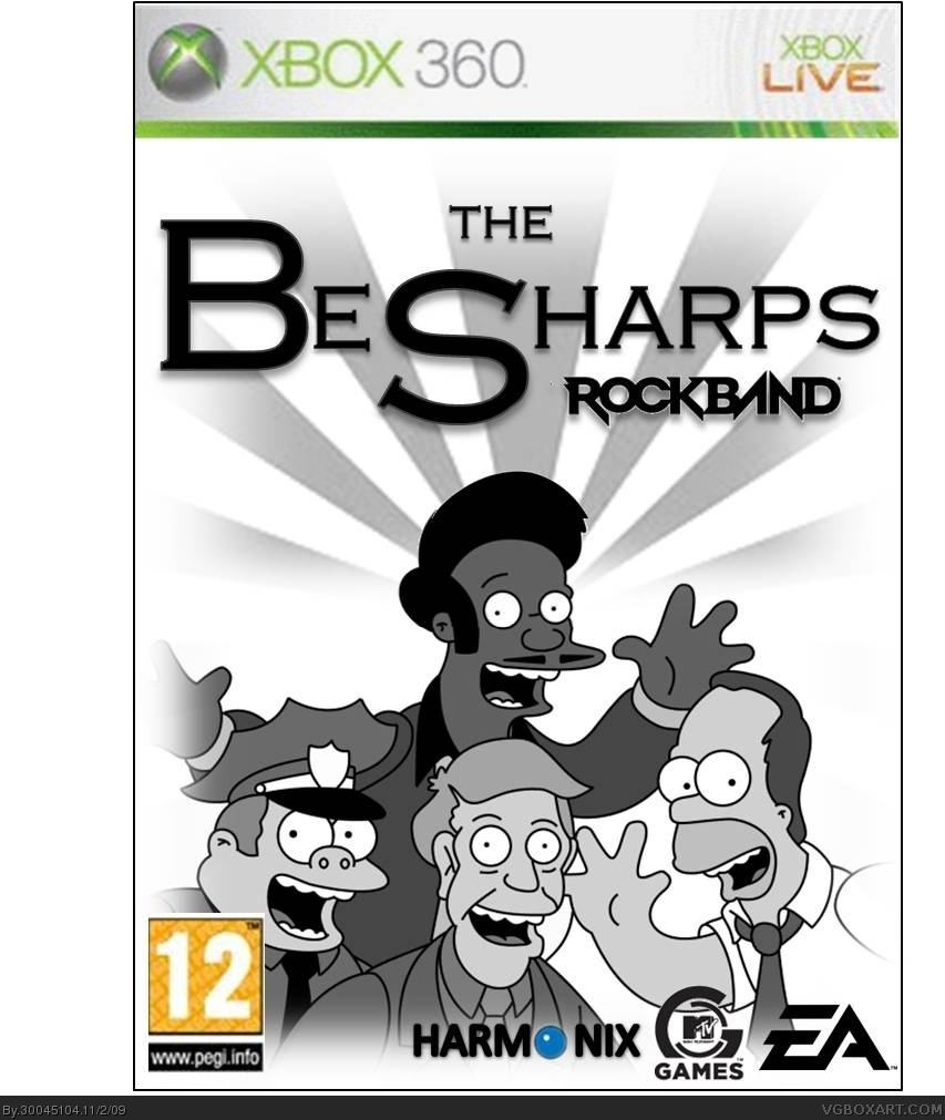The BeSharps: Rock Band box cover