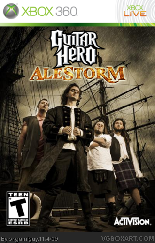 Guitar Hero Alestorm box cover