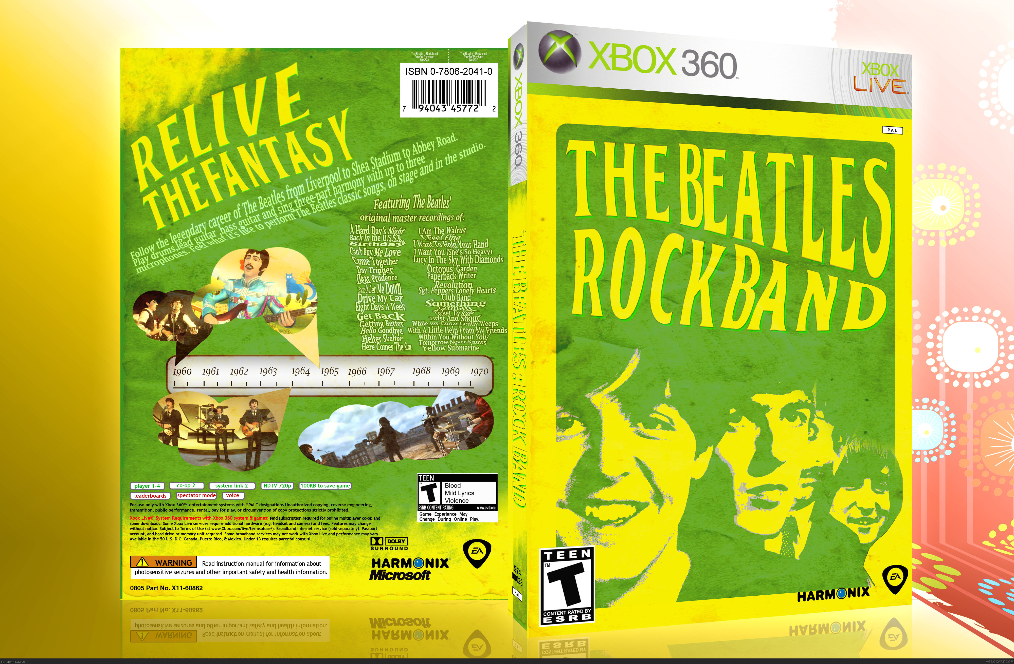 The Beatles: Rock Band box cover