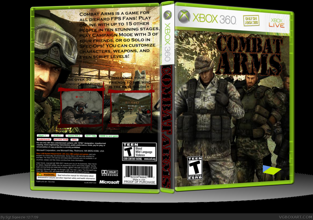 Combat Arms box cover
