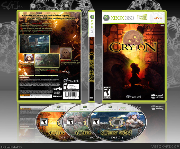 Cry On box art cover