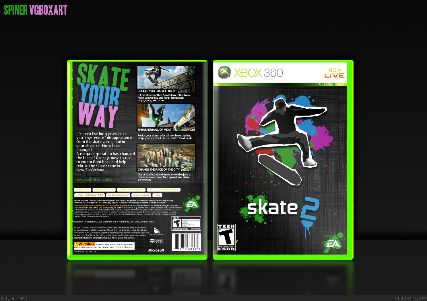Skate 2 box cover