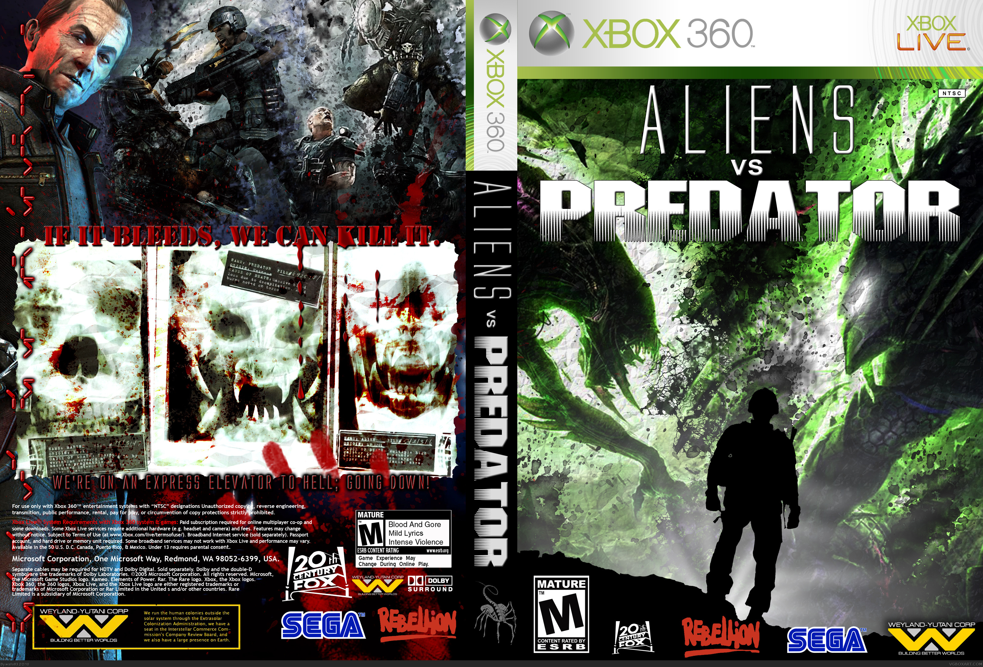 Alien versus Predator box cover