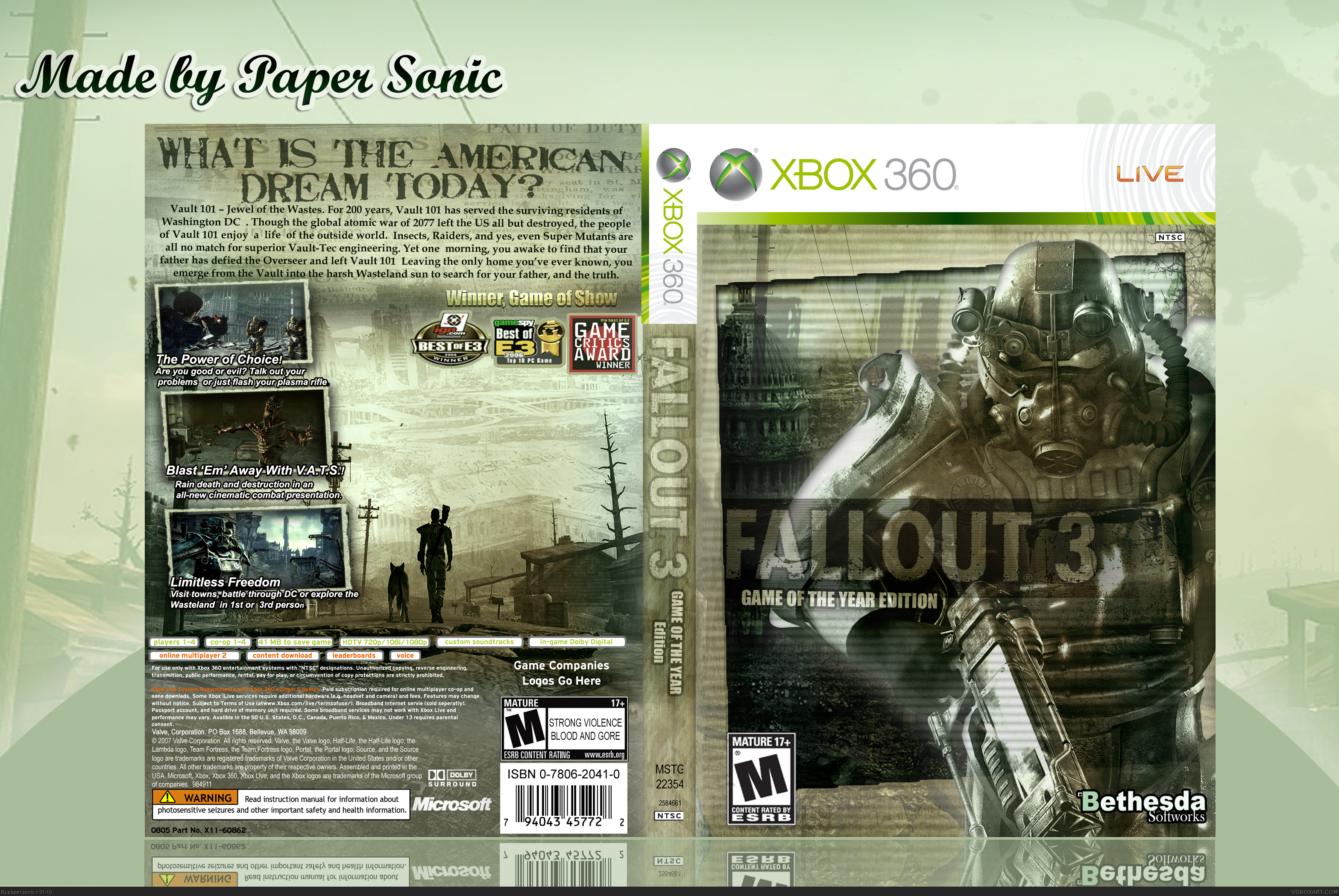 Fallout  3 box cover