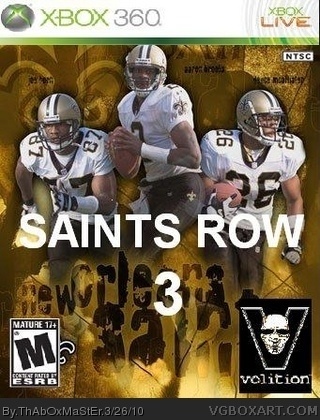 saints row 3 box cover