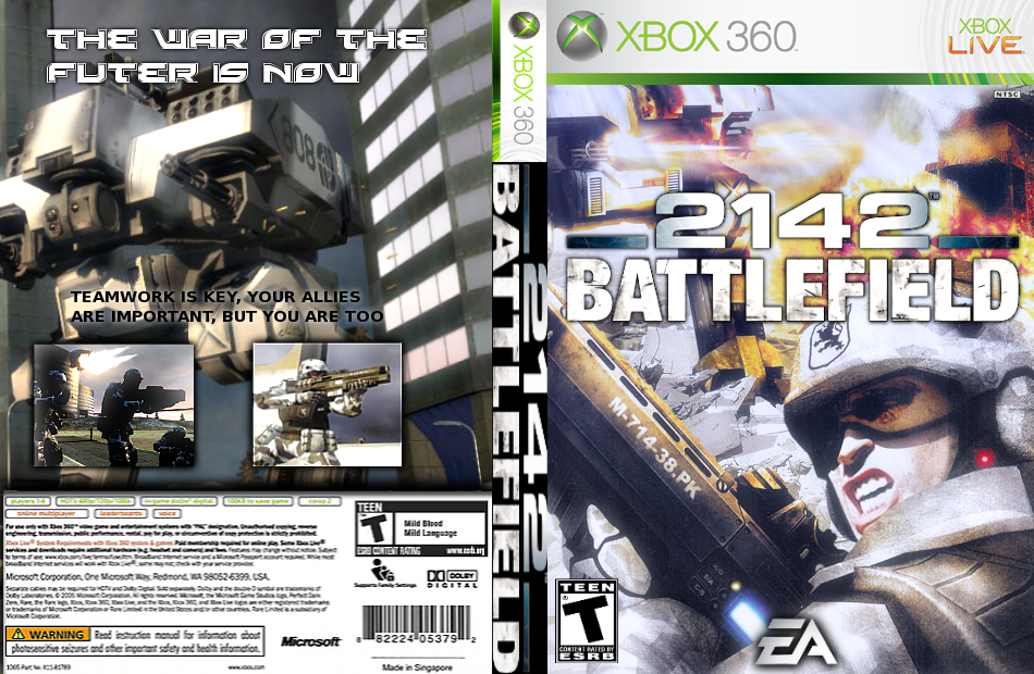 Battlefield 2142 box cover