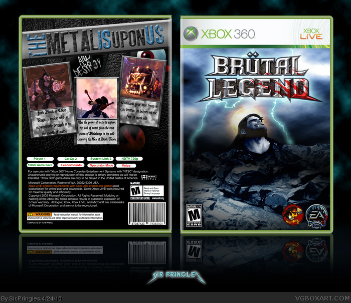 brutal legend ps3 cover art