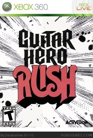 Guitar Hero: Rush box cover