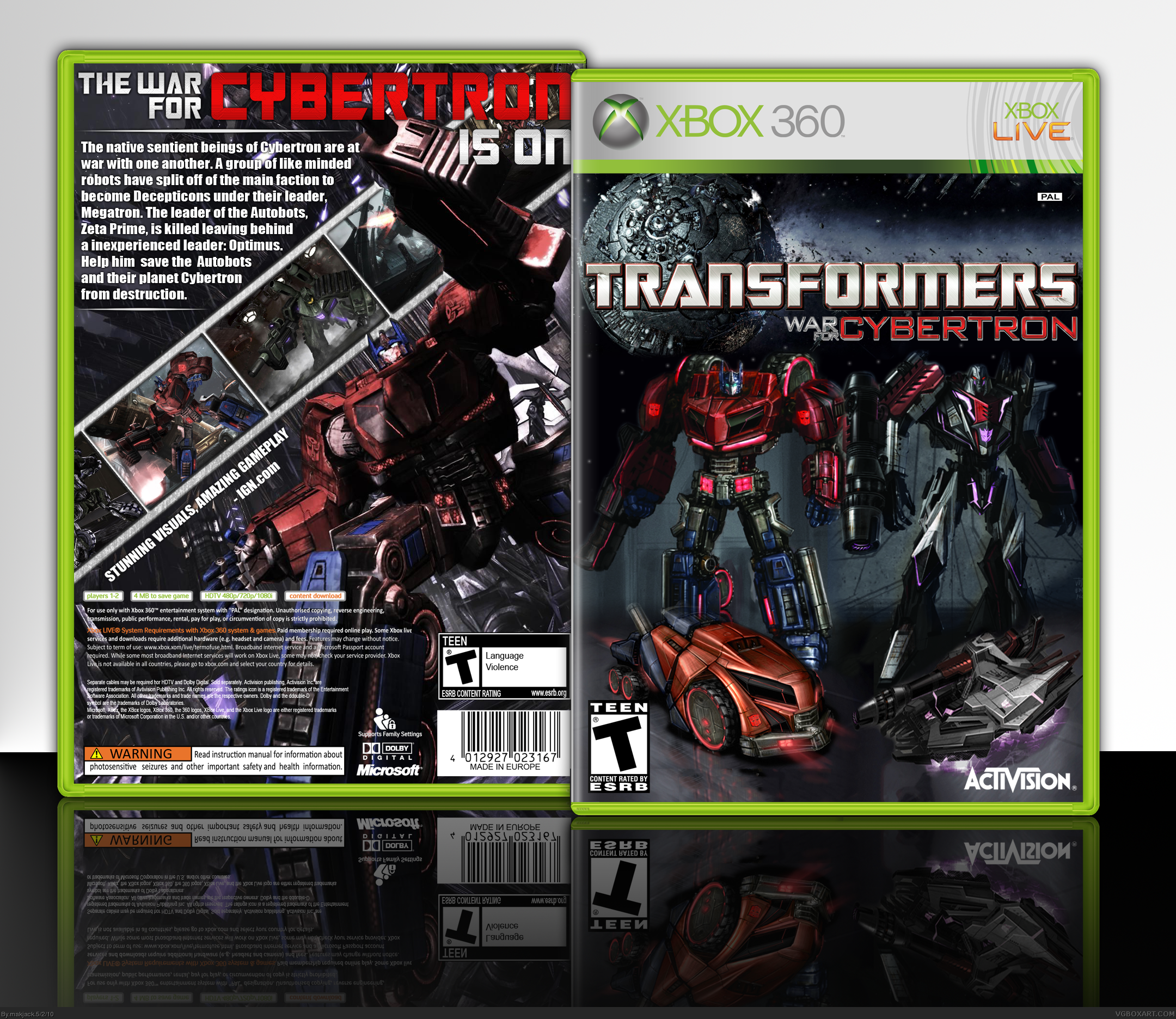 Transformers: War for Cybertron box cover