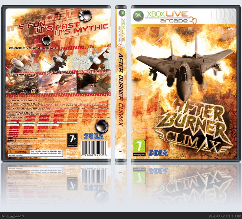 After Burner Climax box cover