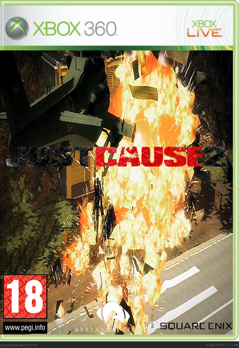 Just Cause 2 box cover