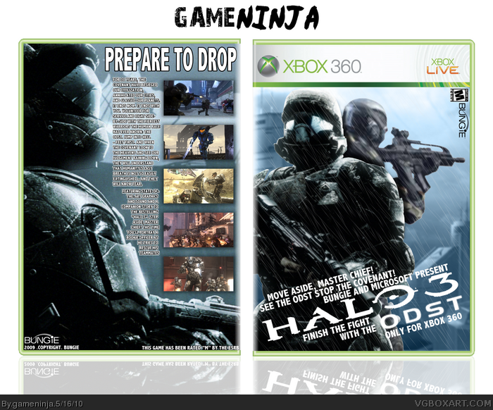 Halo 3: ODST box art cover