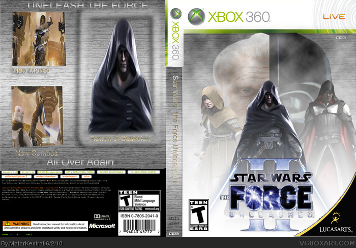Star Wars: The Force Unleashed II box art cover