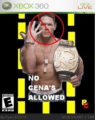 WWE: No Cena's Allowed! box cover