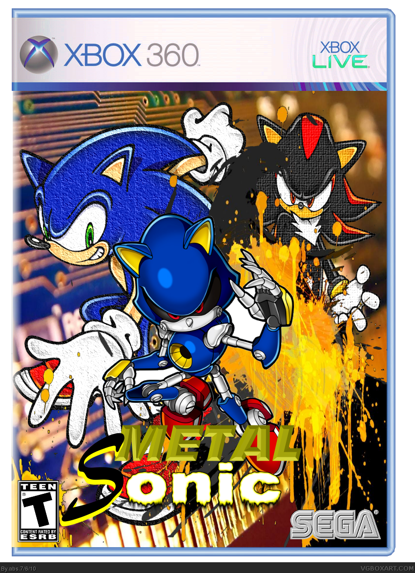 Metal Sonic box cover