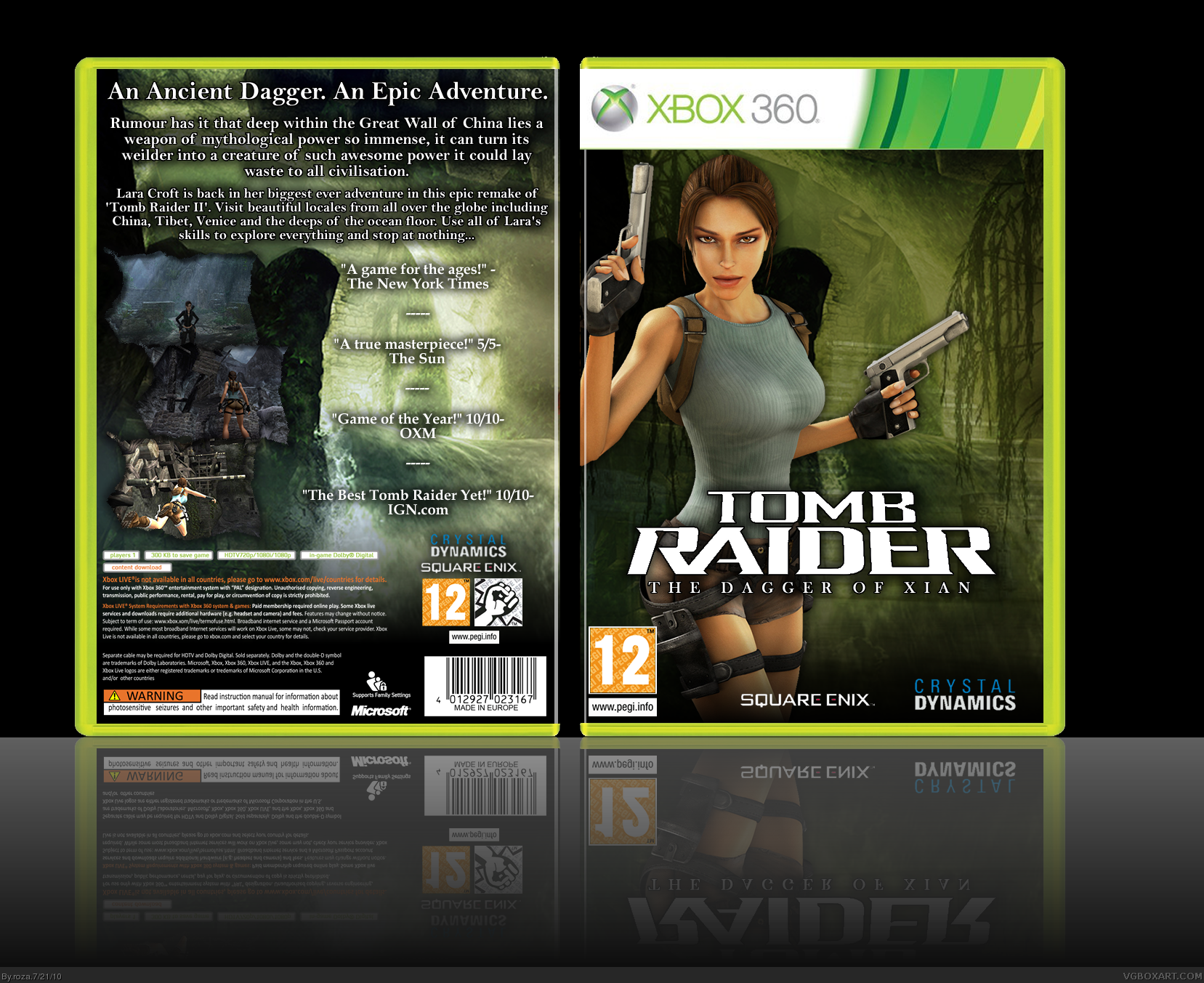 Tomb Raider: The Dagger of Xian box cover