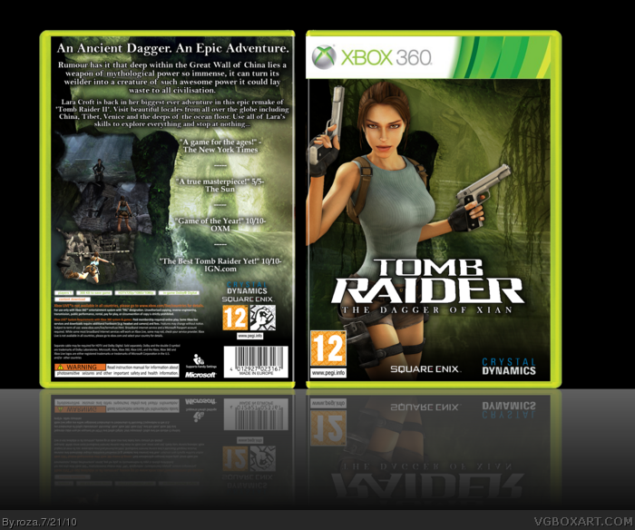 Tomb Raider: The Dagger of Xian box art cover