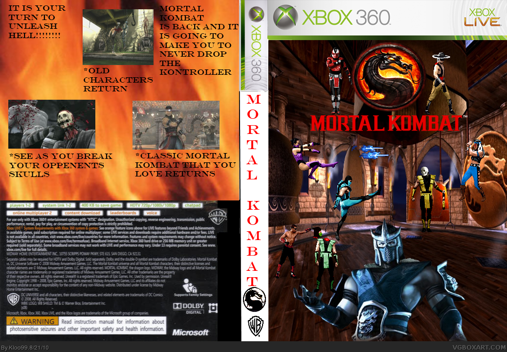 Mortal Kombat Rebirth box cover