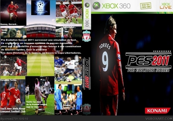 Pro Evolution Soccer 2011 box art cover