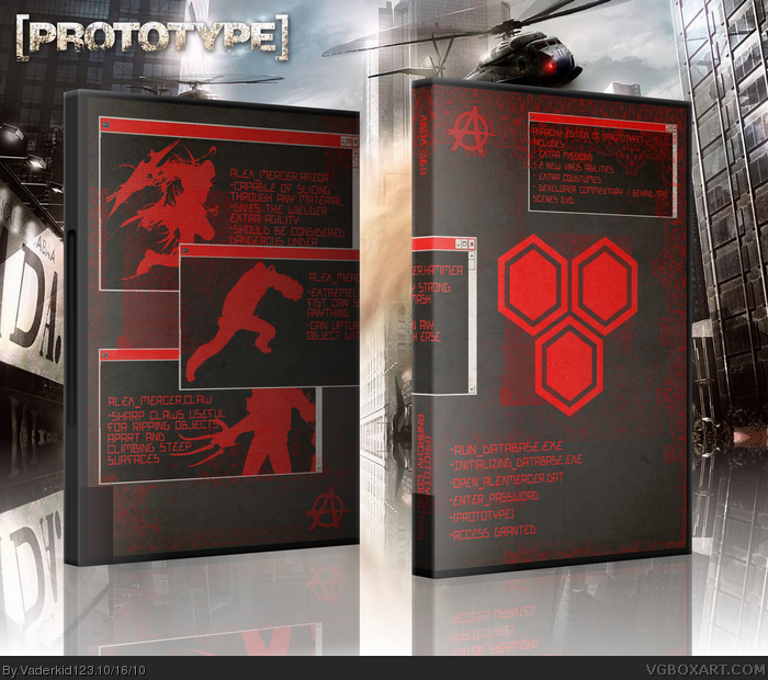 Prototype box art cover