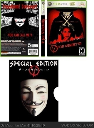 V for Vendetta box art cover