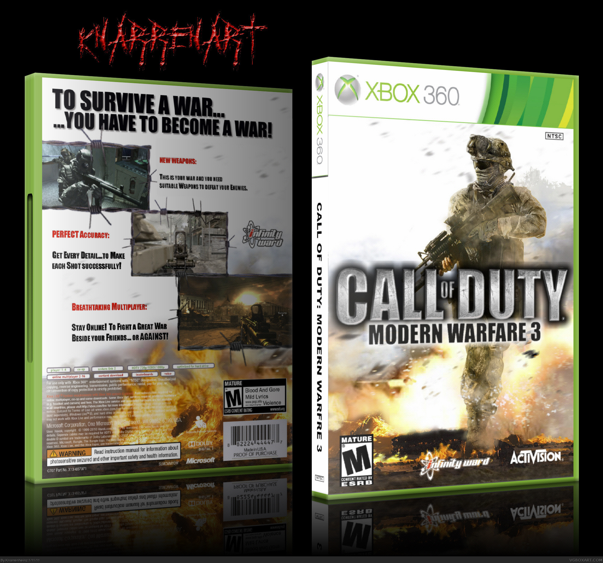 Call Of Duty: Modern Warfare 3 box cover