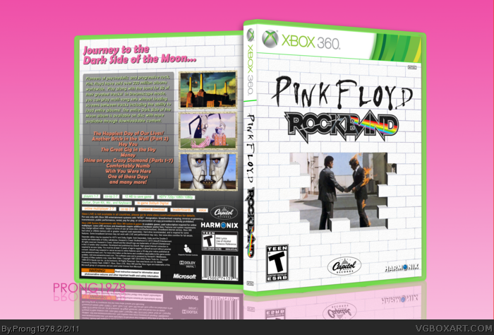 Rock Band: Pink Floyd box art cover
