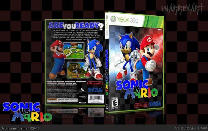 Sonic vs. Mario box art cover