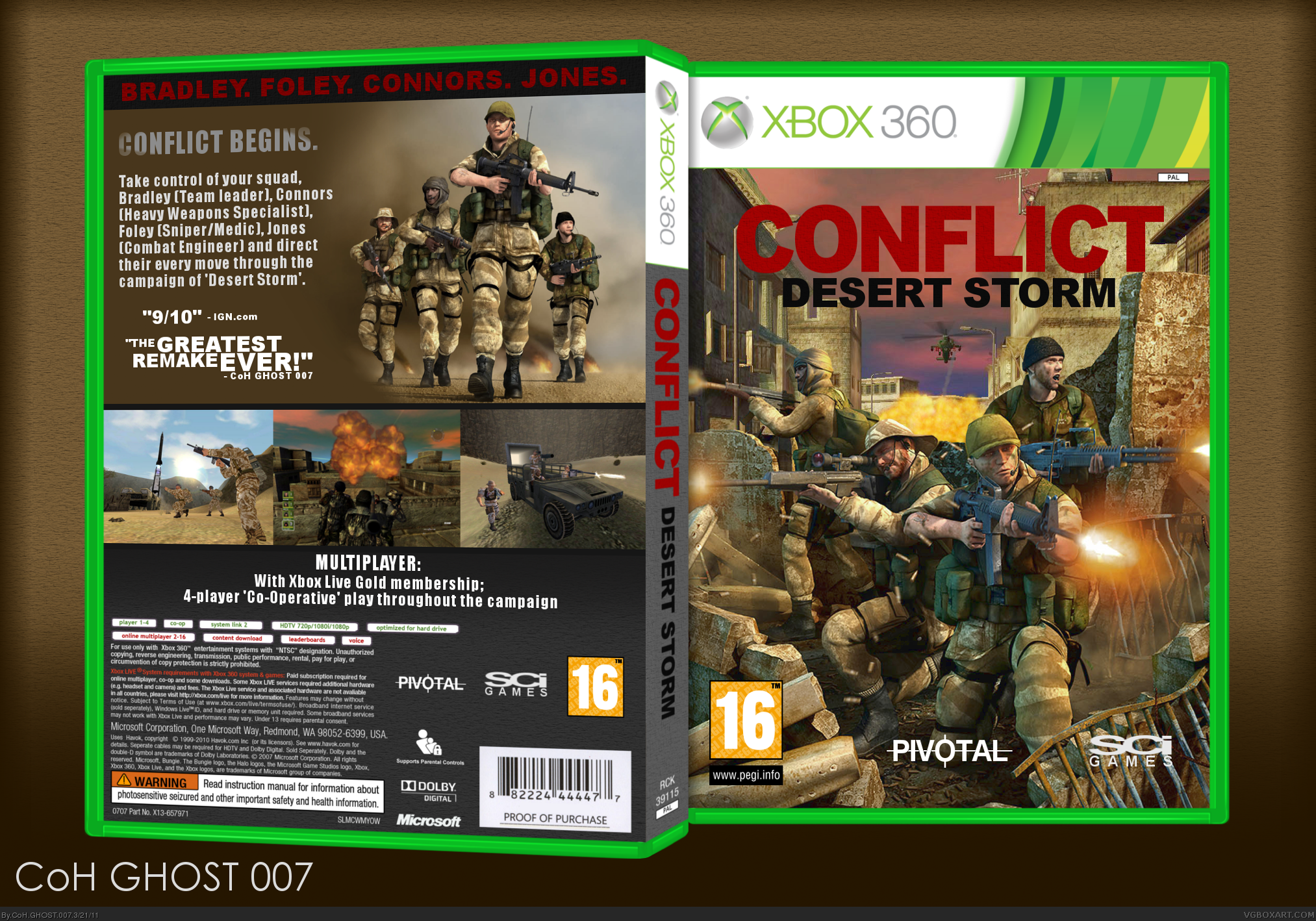 Conflict: Desert Storm box cover