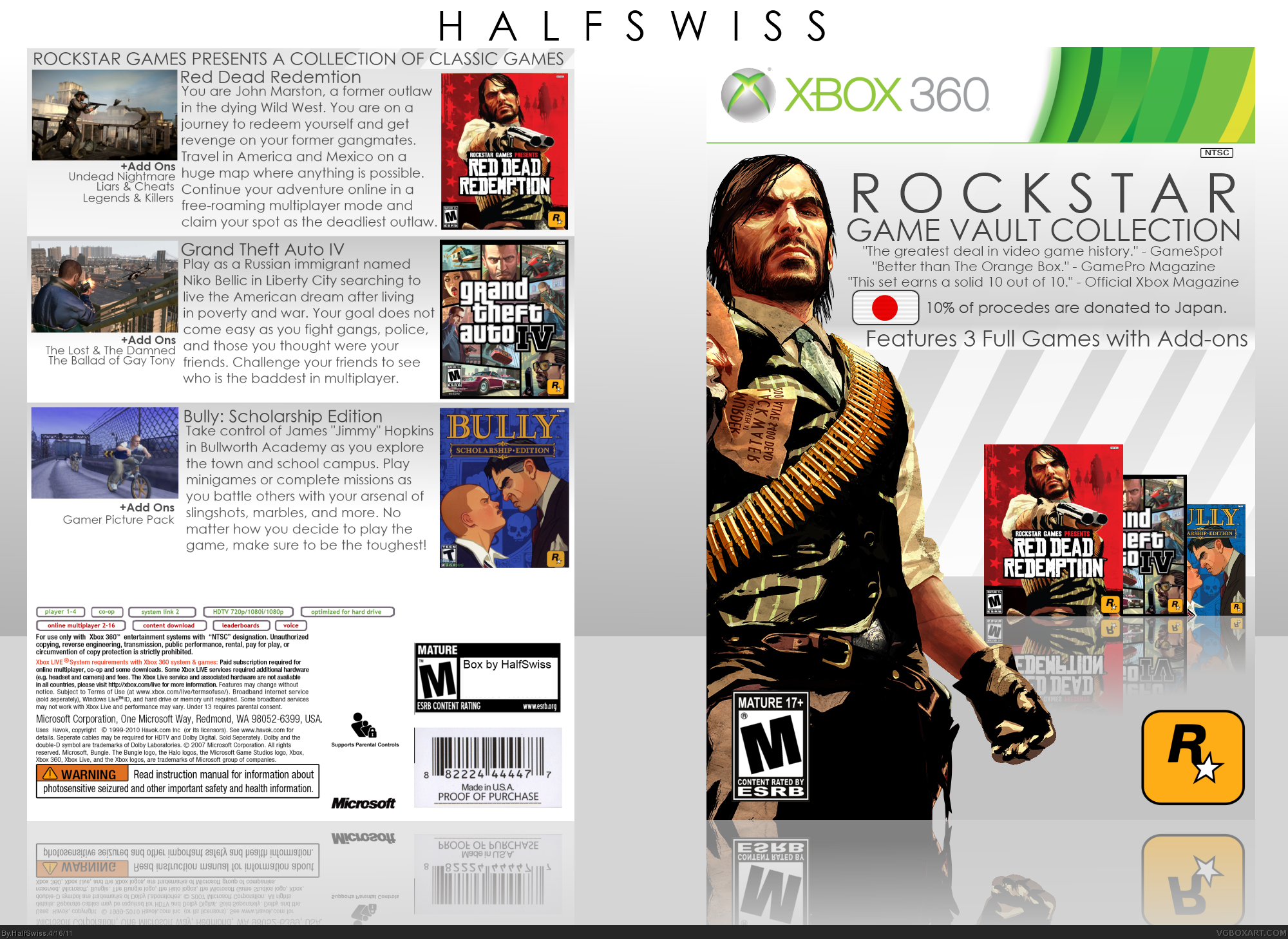 Rockstar: Game Vault Collection box cover