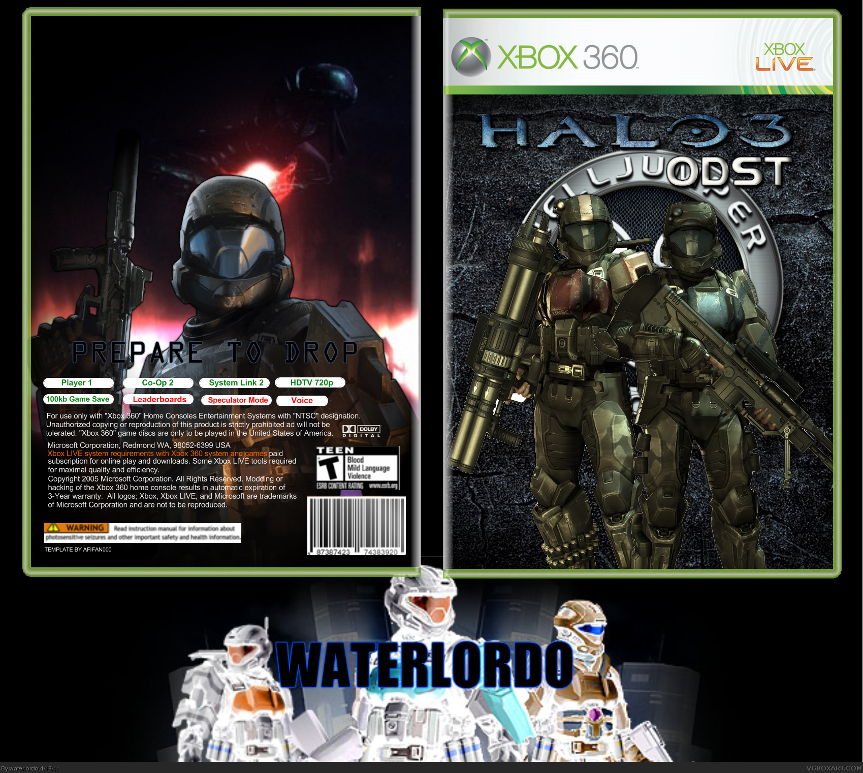 Halo ODST box cover