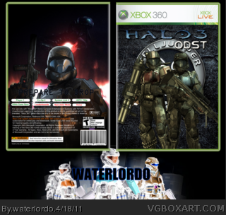 Halo ODST box art cover