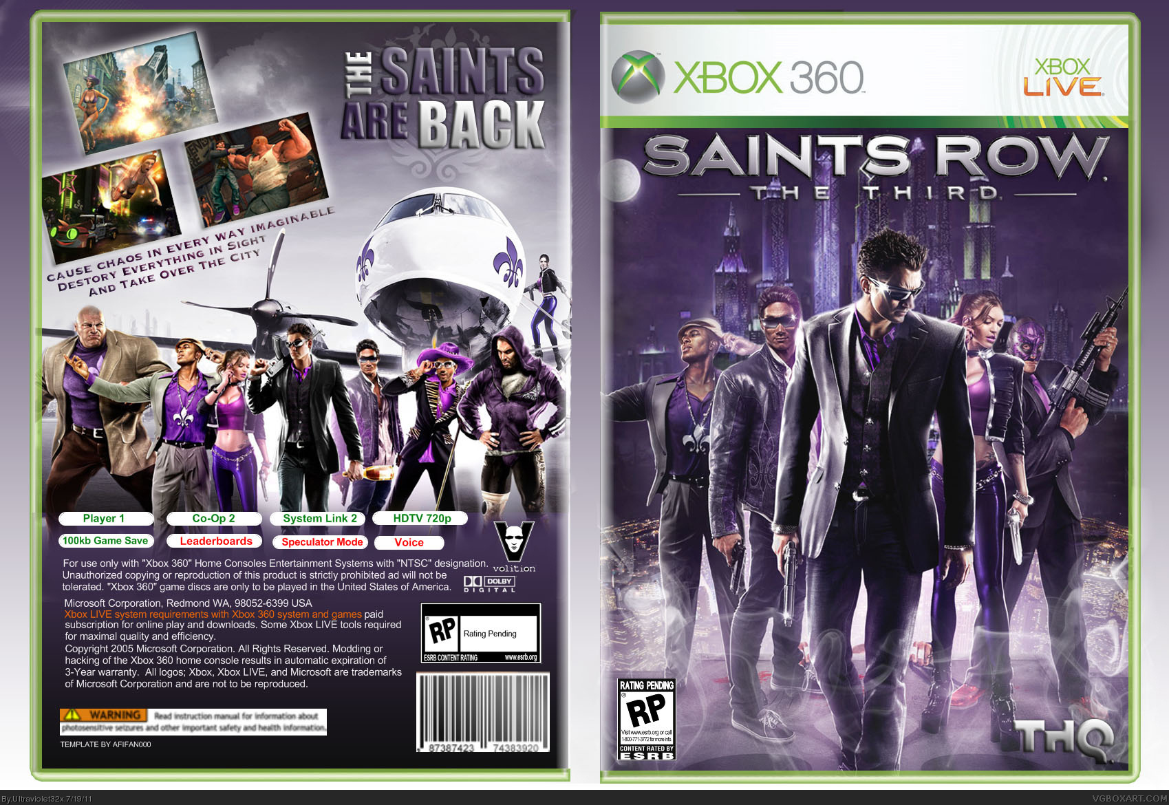 Saints Row: The Third box cover