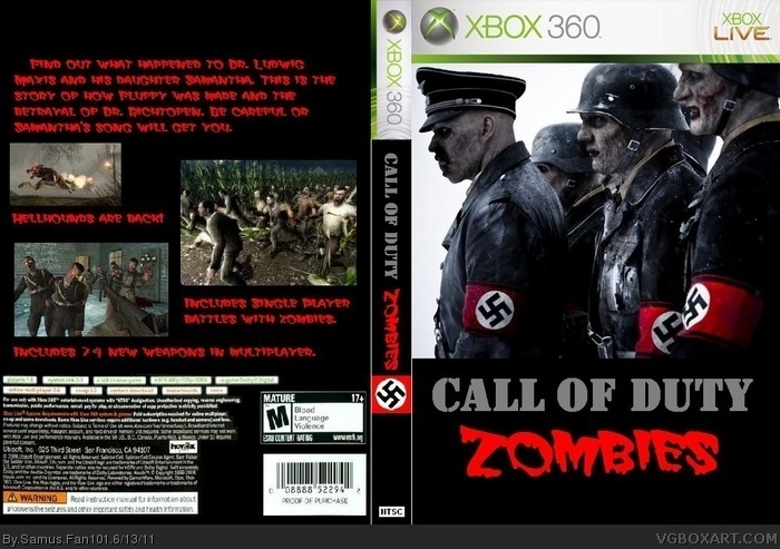 Call of Duty: Zombies box art cover