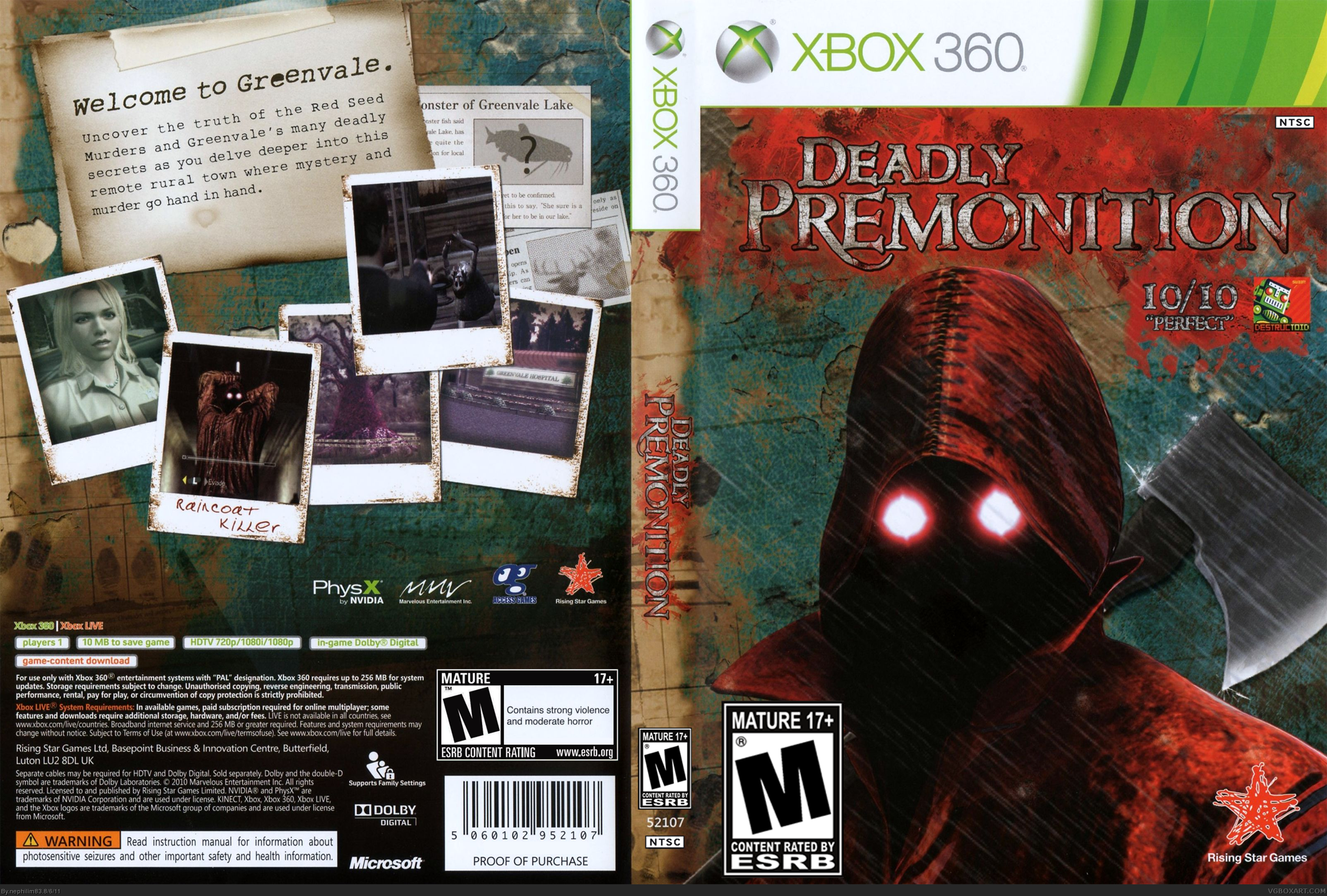 Deadly Premonition box cover