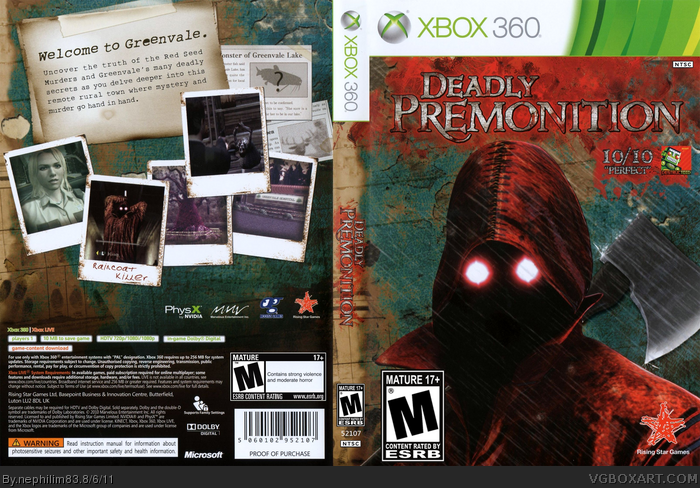Deadly Premonition box art cover