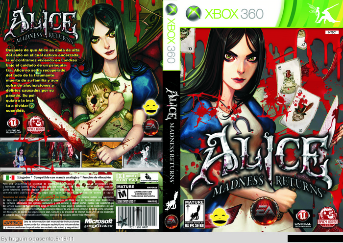 Alice: Madness Returns box art cover