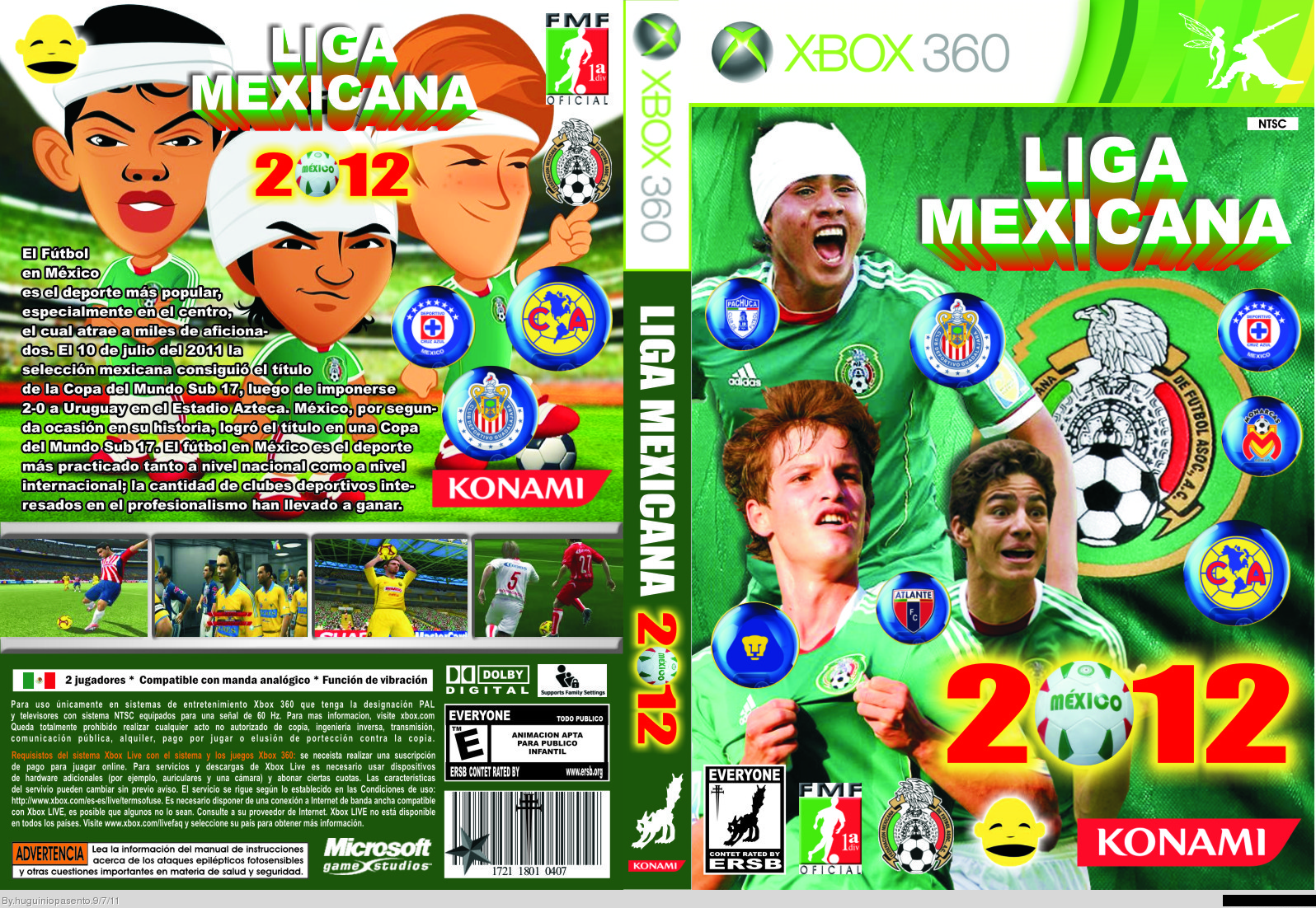 Liga Mexicana 2012 box cover