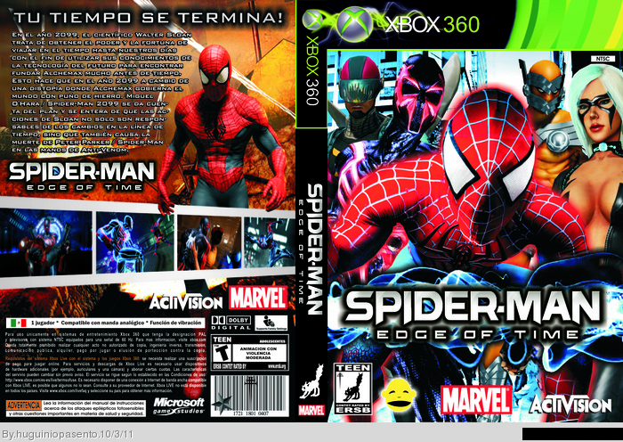 Spider-Man Edge of Time box art cover